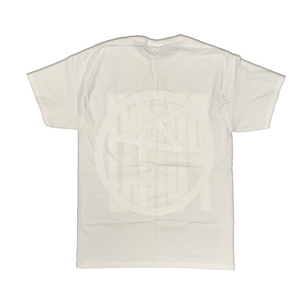 M : WHITE ON WHITE OG PUNX TEE