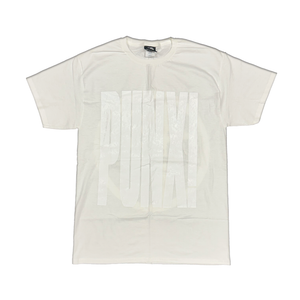 M : WHITE ON WHITE OG PUNX TEE