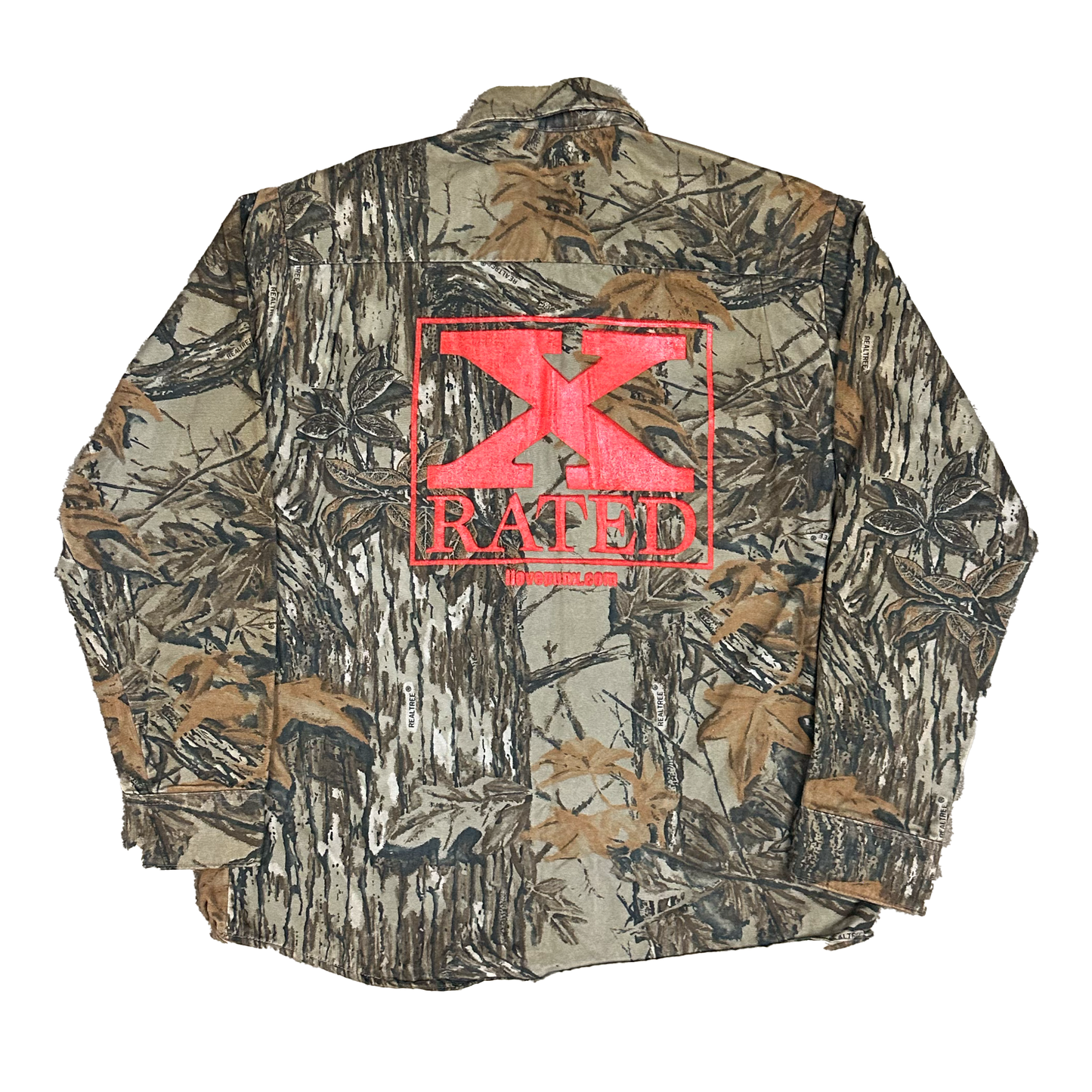 L : X RATED CAMO WORK SHIRT