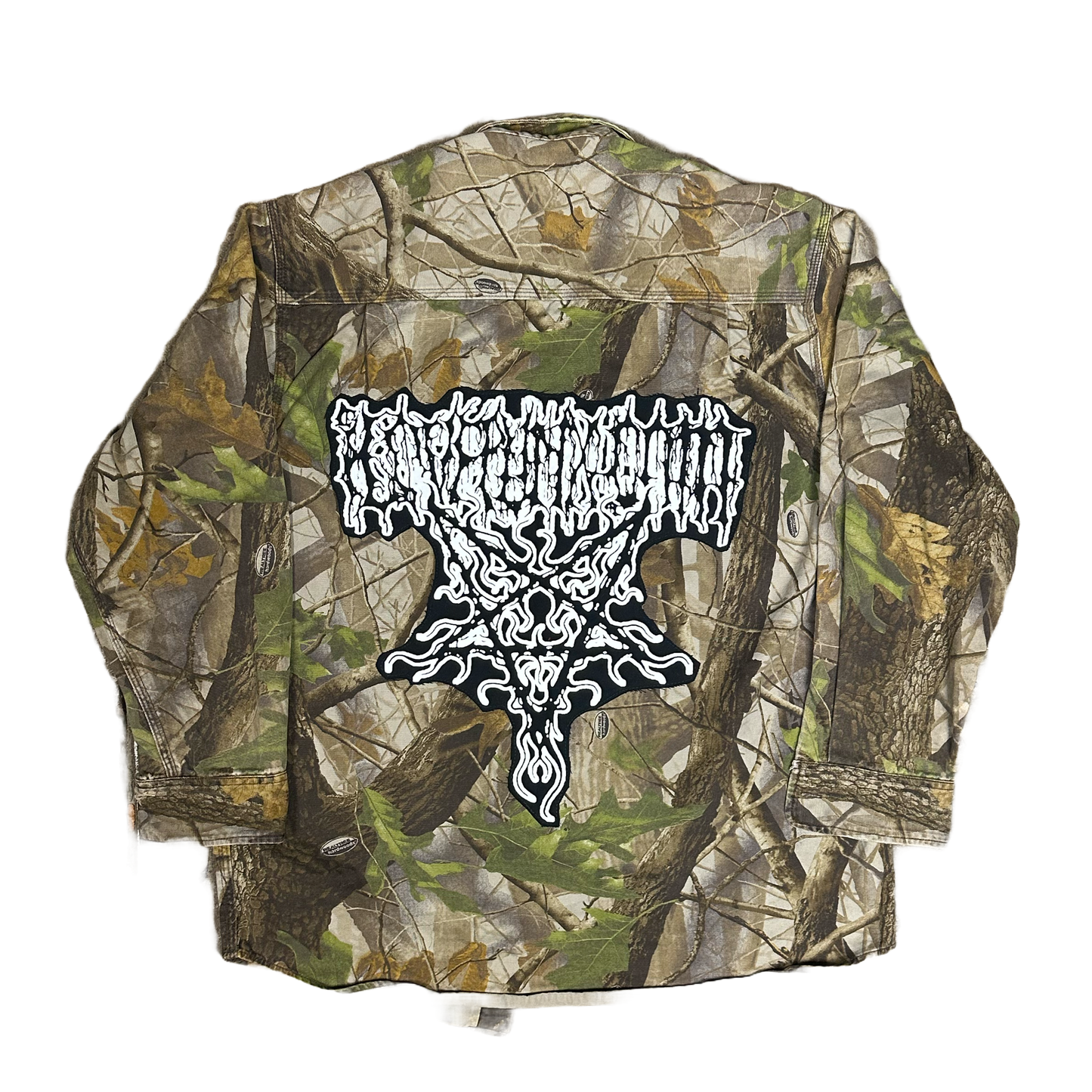 L : ZIPPED PENTAGRAM WORKSHIRT